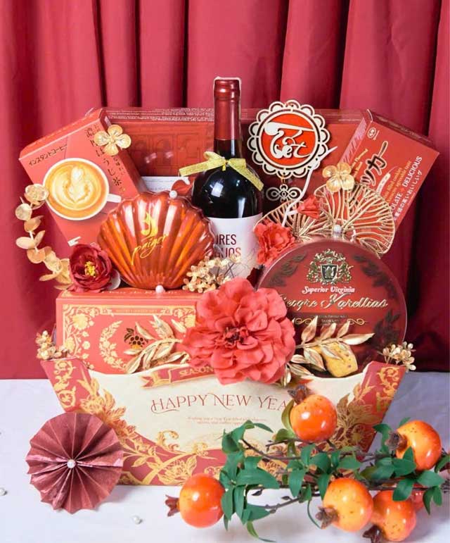 Giỏ Quà Tết Thịnh Vượng Đại Cát Đại Lợi QTHN 176