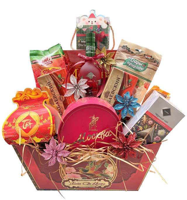 Giỏ Quà Tết Thịnh Vượng Phúc Tài Hội Tụ QTHN 168