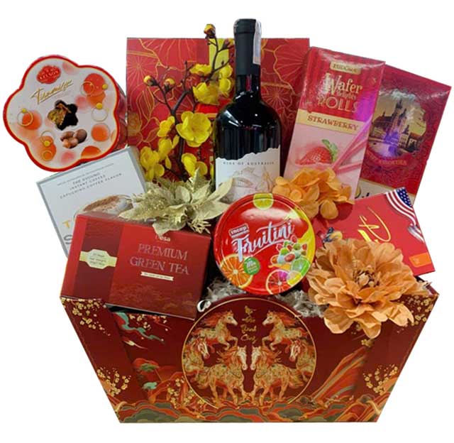 Giỏ Quà Tết Thịnh Vượng Vạn Sự Cát Tường QTHN 152 – Mua Ngay Tại Hà Nội