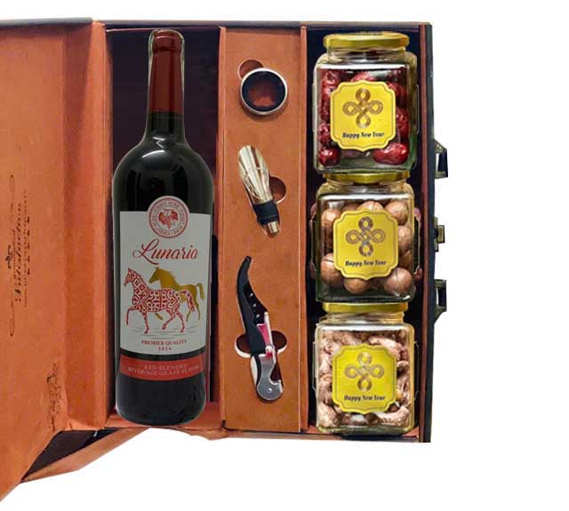 Hộp quà Tết Khai Vận Đón Lộc QTHN 127