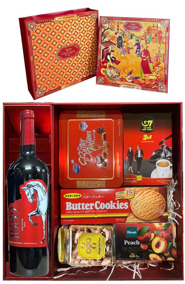 Hộp quà Tết Thịnh Vượng Đại Phát Đại Lộc QTHN 166