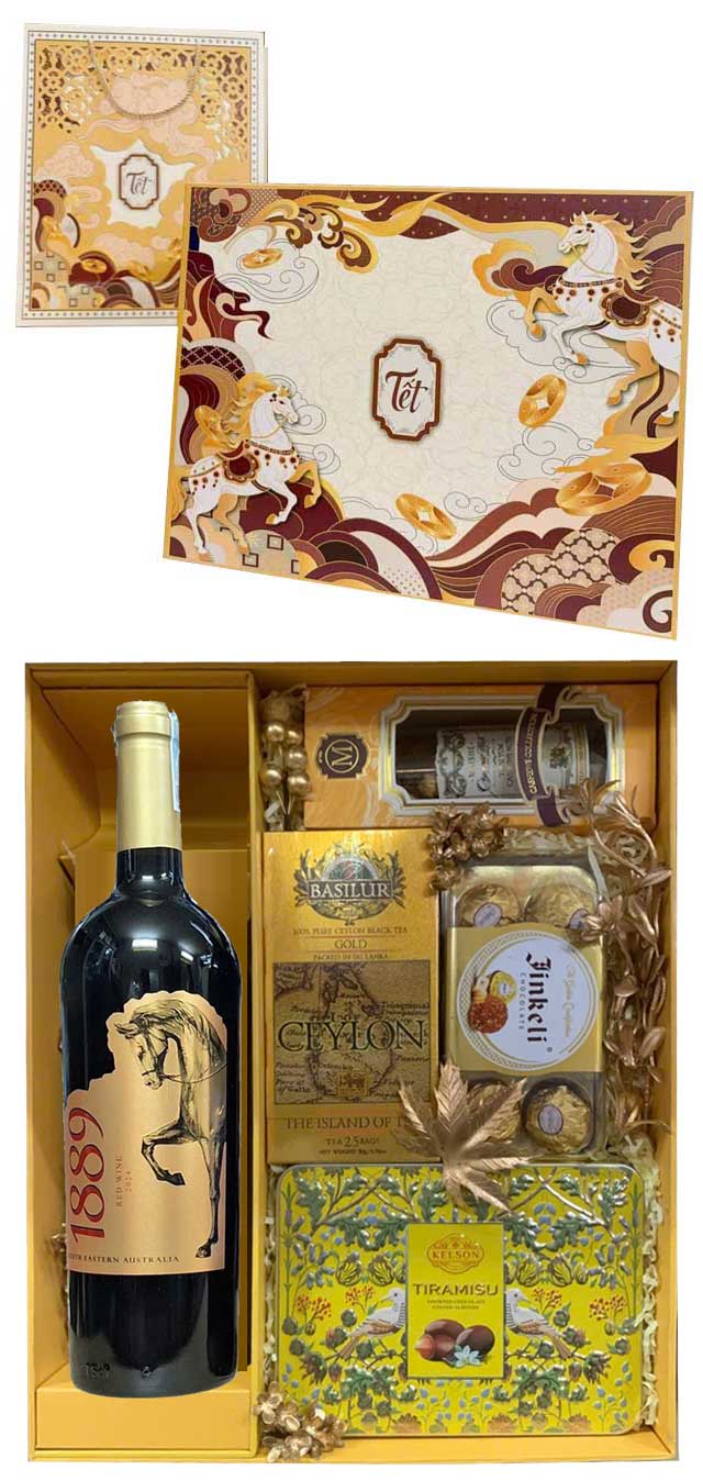 Hộp quà Tết Thịnh Vượng Phúc Lộc Sum Vầy QTHN 158