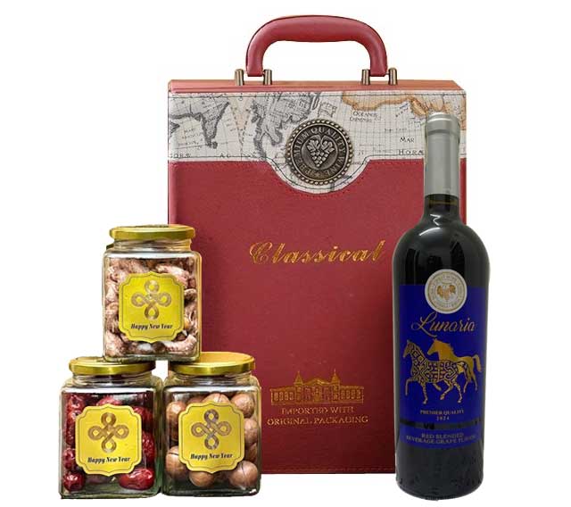 Hộp quà Tết Thịnh Xuân Cát Lợi QTHN 118