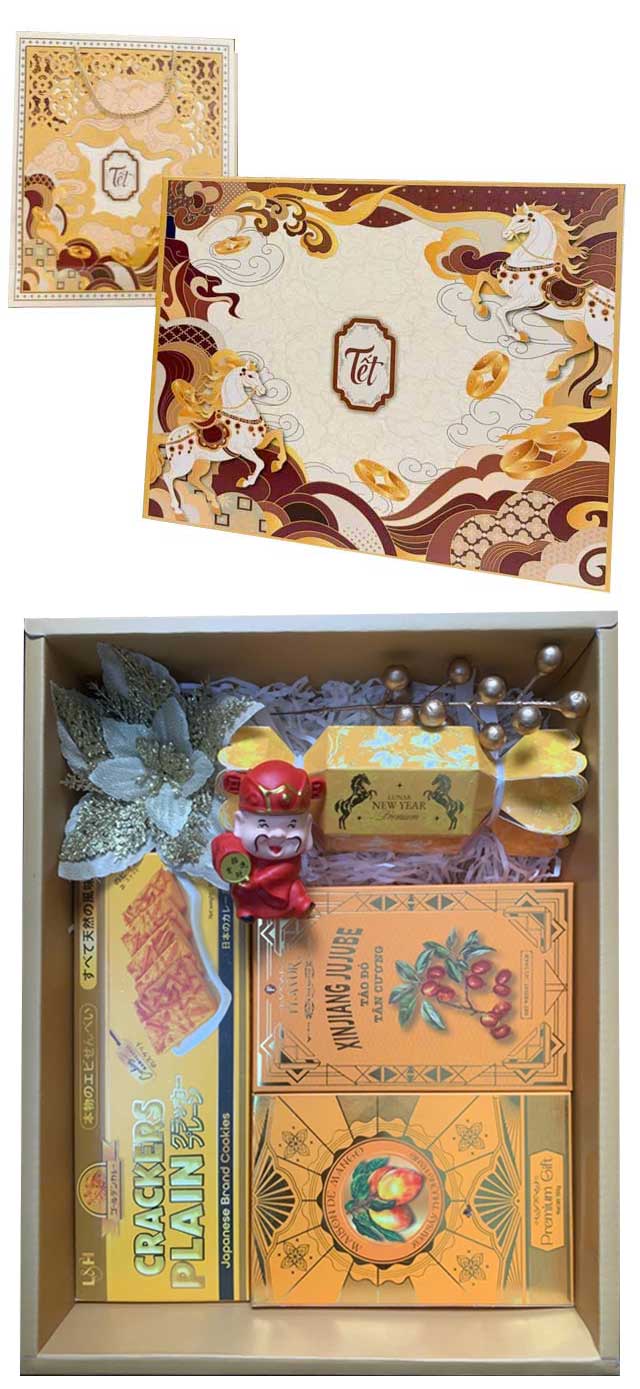 Hộp Quà Tết Xuân Đại Cát – Vạn Sự Cát Tường QTHN31